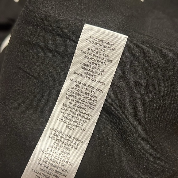 Chicos Blazer Black with White stripes. Size 1 (M size 8) - Picture 16 of 16